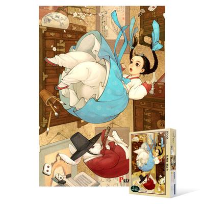 1000dílné puzzle - Králík a Alice, oblíbené korejské puzzle