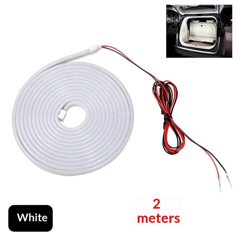 Auto Trunk High Brightness Ambient Lighting Strip 2/4M Interior Decor Lamp for Car Boot Decoration Accessory