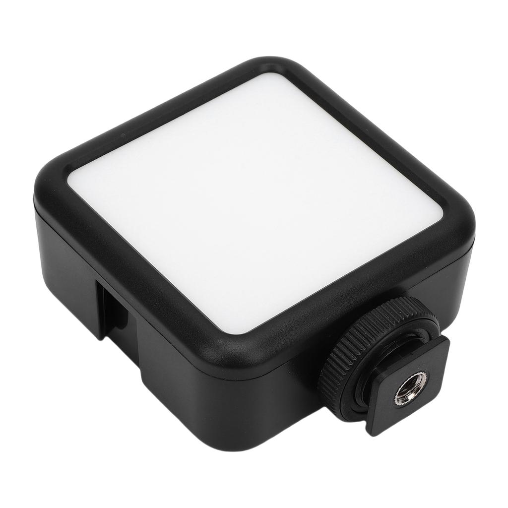 LED Camera Fill Light High Brightness 5600K LED Video Light with 3 Cold Shoe Mounts and Hot Shoe Base for Outdoor