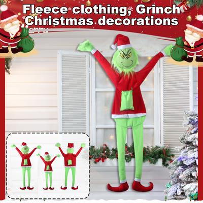 Christmas  Funny Decoration Velvet Clothes  Christmas Decorations