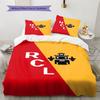 Set Biancheria da Letto con Fantasia a Lenti RC Copripiumino Federa Decorazione per la Casa Regalo (1 * copripiumino + 2 * federa, senza nucleo)