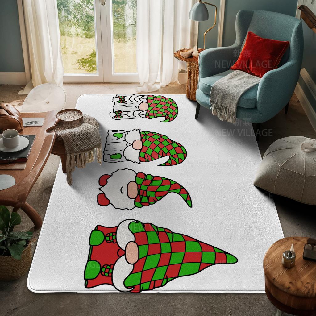 Hus inngangsteppe Hjem dørmatte Stue Bad Fot baderoms sklisikre vannabsorberende tepper bad God jul vinter