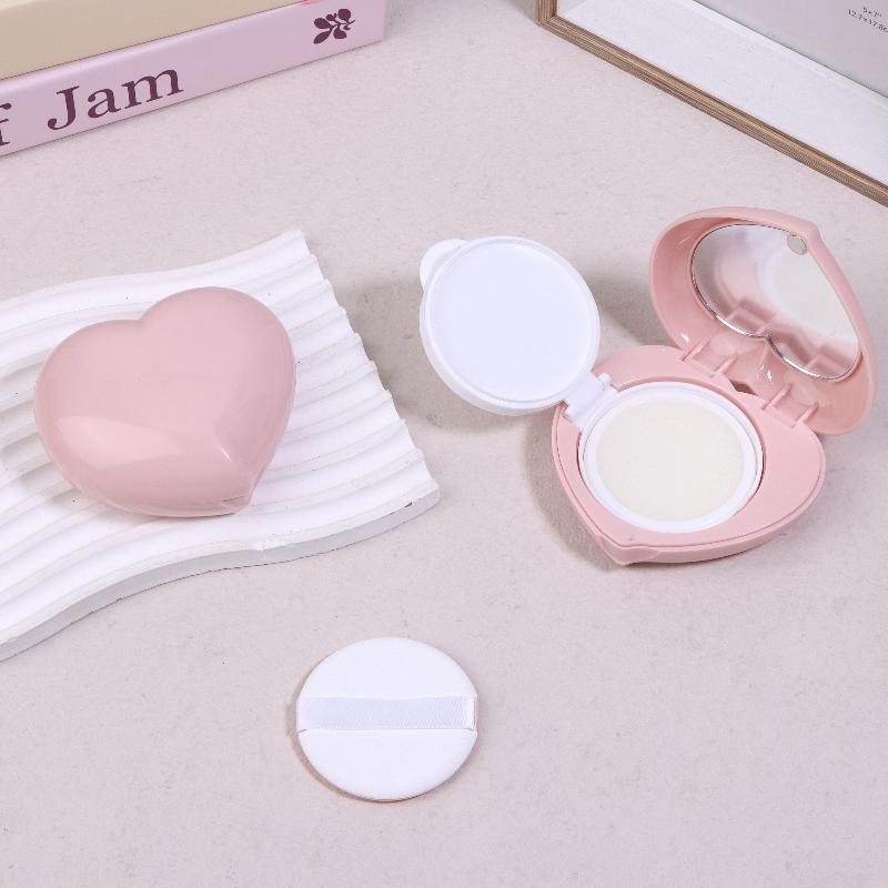 15g/0.5oz Empty Air Cushion Puff Box Portable Cosmetic Makeup Case Container With Powder Sponge Mirror For BB Cream Foundation