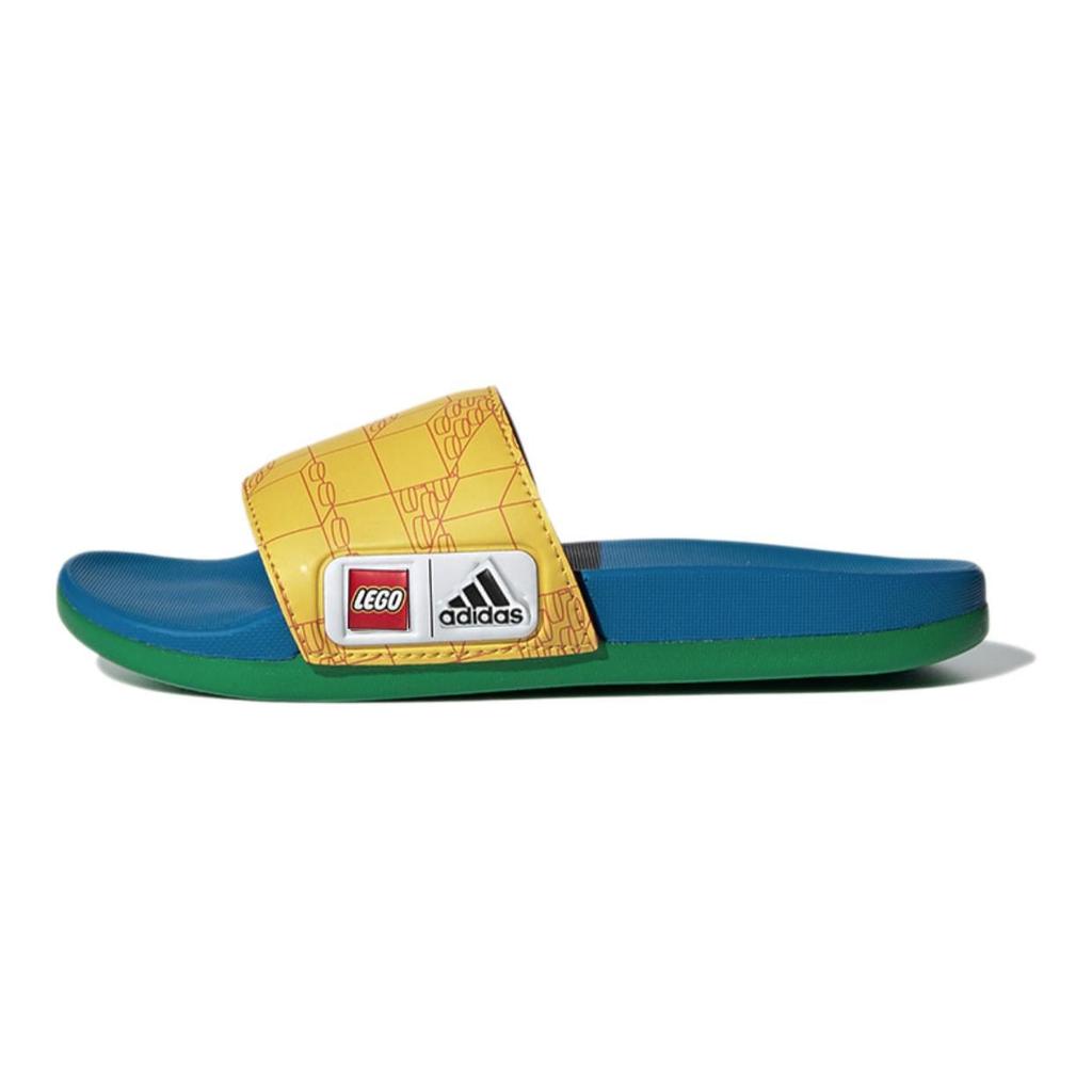 LEGO X Adidas Adilette Comfort K Kids' Slippers Yellow Blue Kids' FZ2867