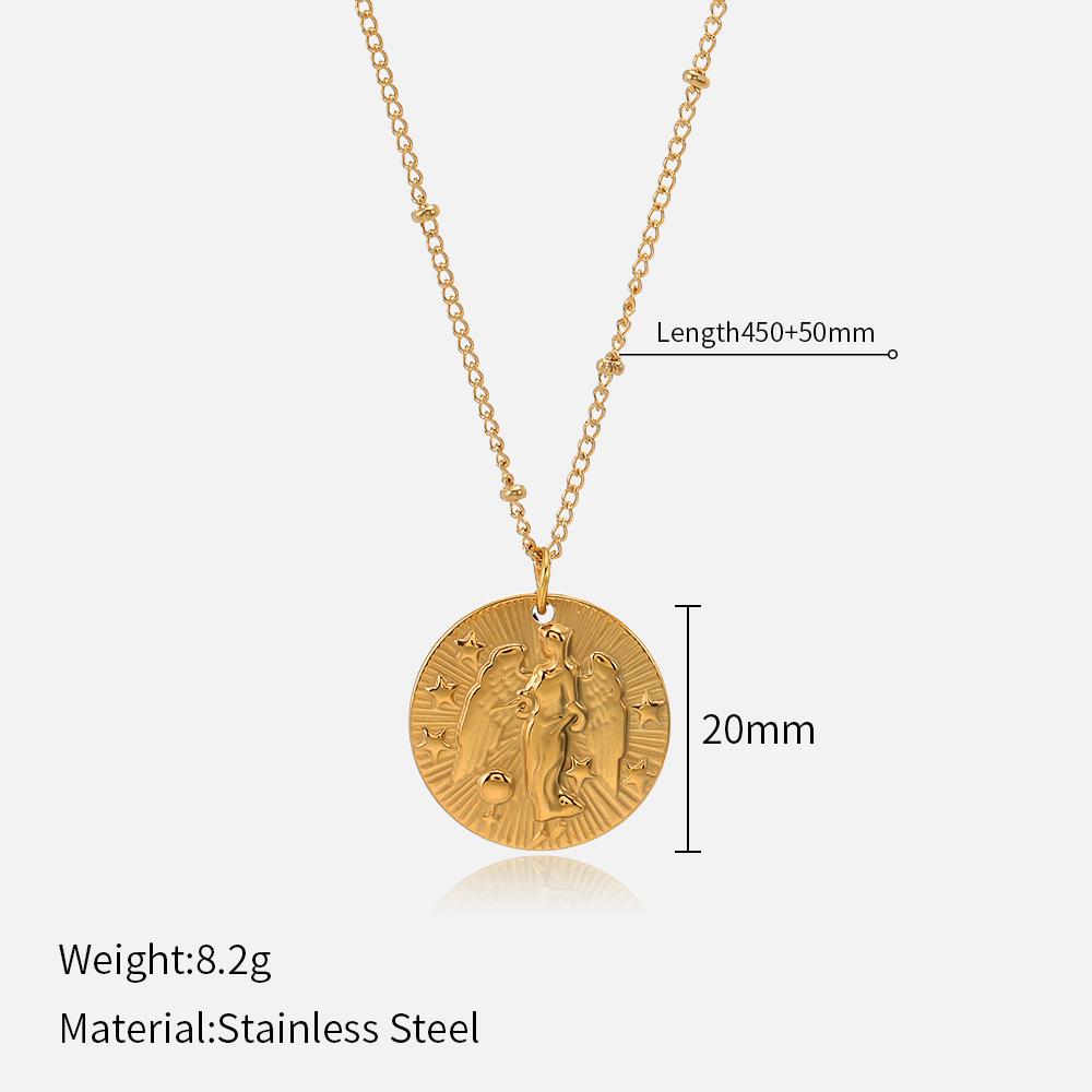 Moderne Sternbild-Anhänger-Halskette Minimalistisches Vielseitiges Kleines Design Schmuck