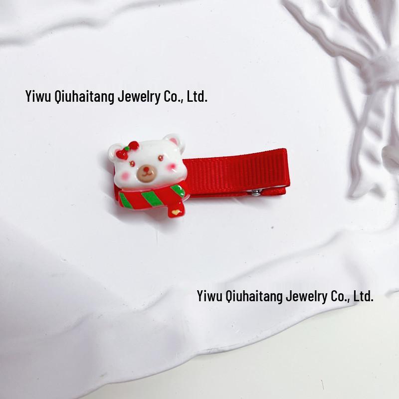 Christmas Hair Clip & Headband Set: Antlers, Snowman, Santa Claus Party Accessories