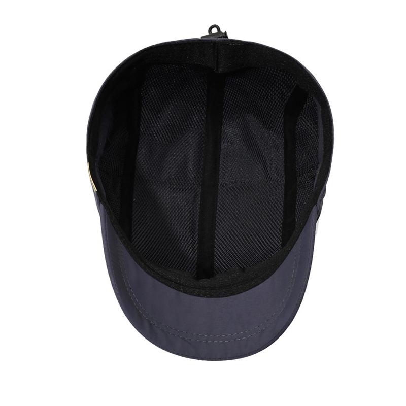 Men's Summer Sunscreen Cap Outdoor Sports Sunshade Hat Breathable Quick-Drying Short Brim Baseball Cap