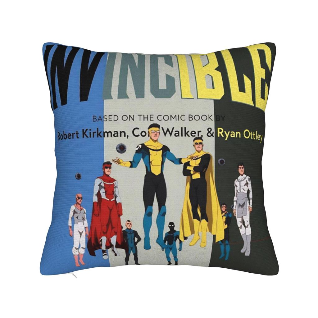 Invincibles Comic Pillowcases Merch Soft Cushion Cover Decoration Throw Pillow Case Cover Chair Multi-Size