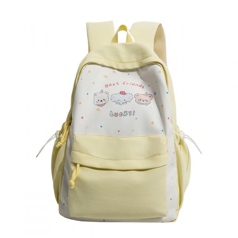 Schoolbag new casual small fresh cute printed backpack junior high school student schoolbag simple and light commuting versatile backpack