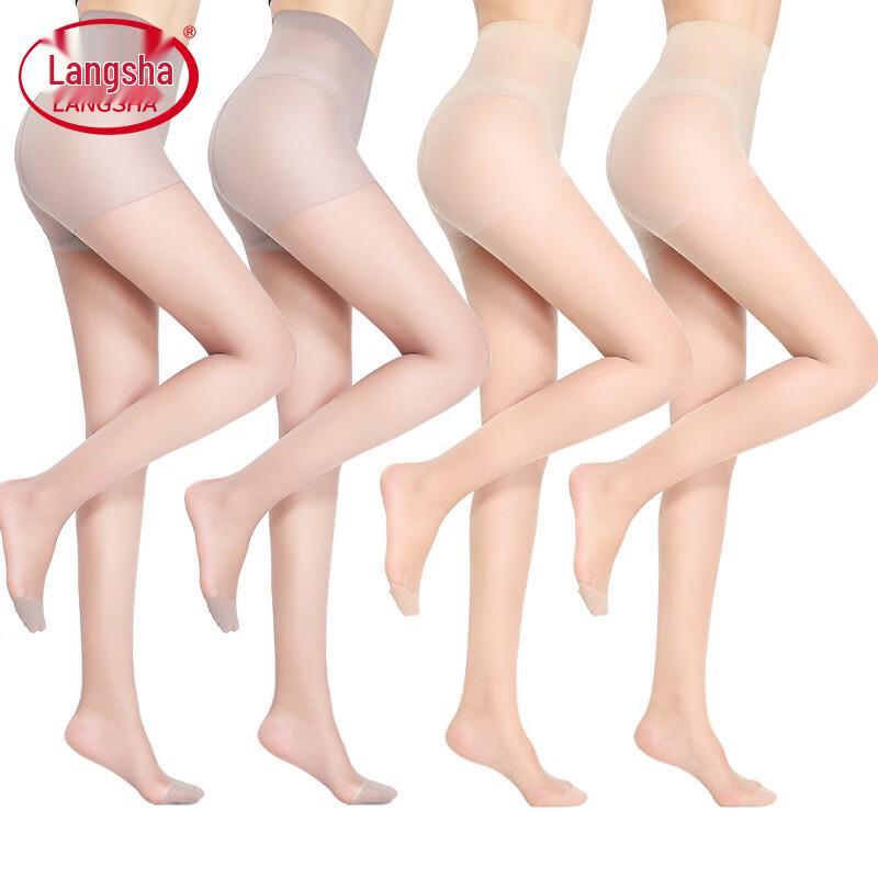 Langsha Women's Ultra-Thin Sheer Pantyhose