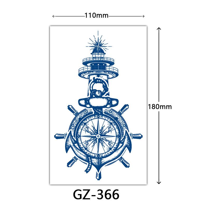 Kräuter-Tattoo-Aufkleber, Saft-Tattoo-Aufkleber, Englischer Buchstabe Semi-permanente Tattoo-Aufkleber Tattoo