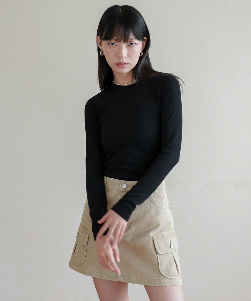 LOSSYROW Lossy Layered Long-Sleeved T-Shirt_Black
