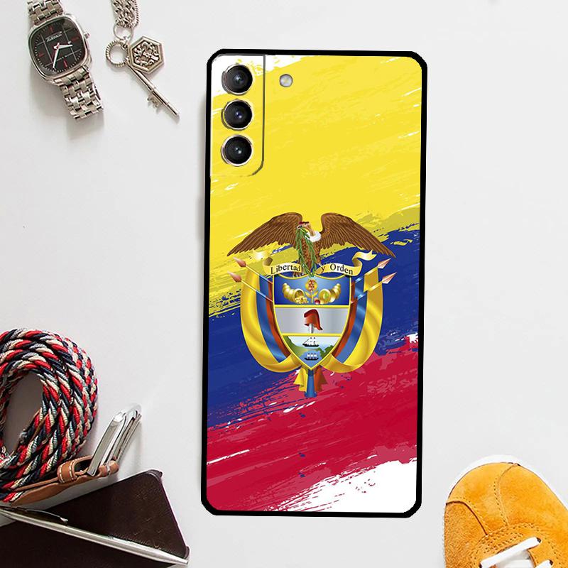

Colombia Flag Case For Samsung Galaxy S24 Ultra S20 S21 S22 S23 Plus S9 S10 S24 FE S25 Ultra Cover Coque Galaxy S23 FE