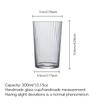 Inmeet Premium Japanese Striped Highball Glass Tall Cocktail Cup for Iced Americano And Mixed Drinks
