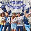 Navy Blue Night Blue Balloon Combination Package Ink Blue Series Set Birthday Party Graduation Decoration