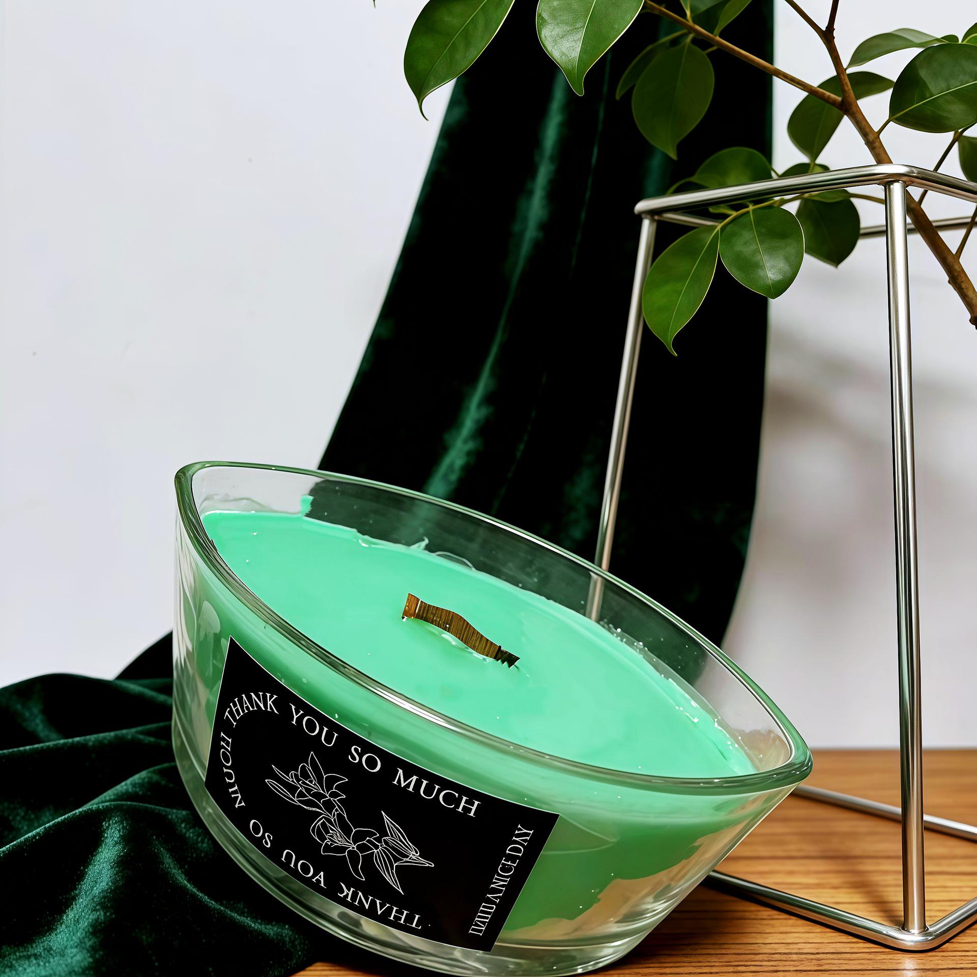 White Noise Scented Candle Set – Boat-Shaped, Engravable Birthday Gift with High-End Packaging and Plant Fragrance