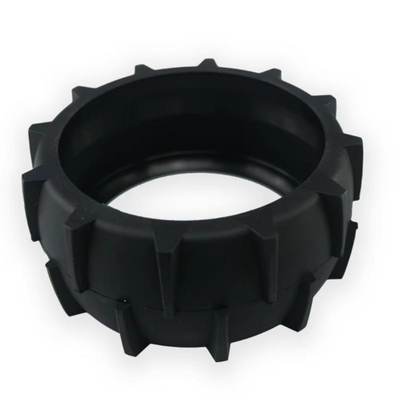 4 Stück Praktische Traktionsreifen Antriebsräder Gummitextur Geeignet für Rasenmäher 100x40mm Gummi Antriebskomponente