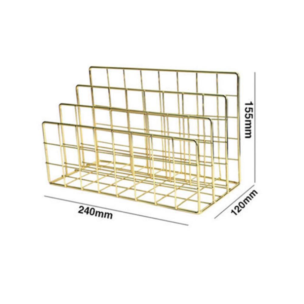 3 Lagen Eisen Buch Zeitschriften Dokumenten Aufbewahrungsregal Ständer Studentenwohnheim Bürobedarf