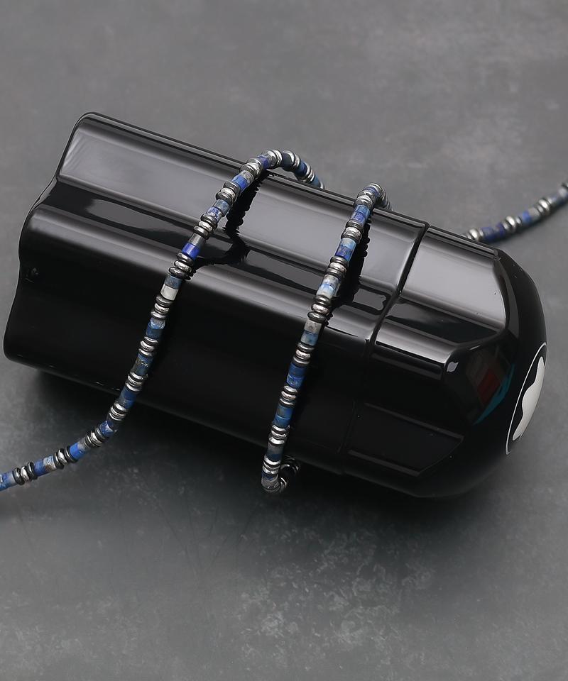 Blancier Rein Lapis Lazuli Bm265N1264 Edelsteinperlen Herren Damen Halskette