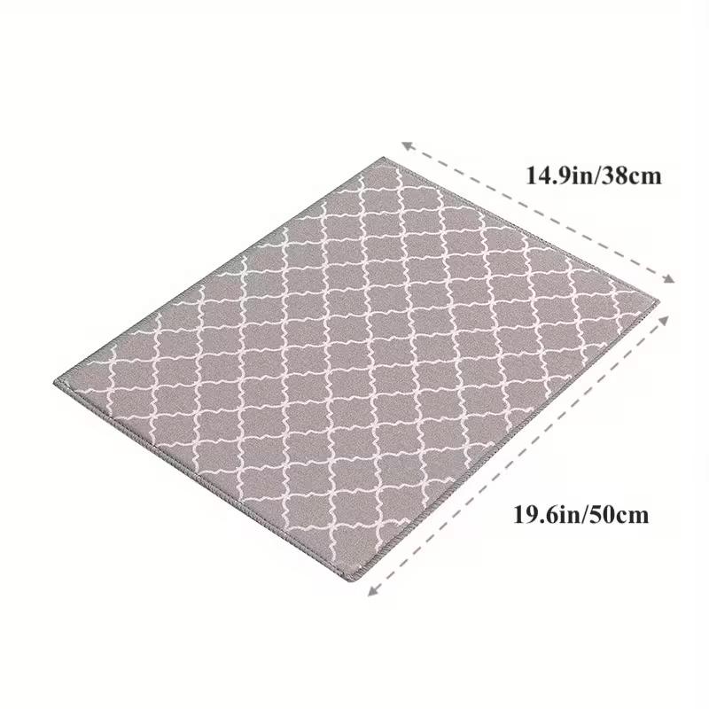 Dish Drying Mat In The Cabinet Drying Mats Microfiber Absorbent Table Placemat Non Slip Heat Resistant Drain Drying Pad