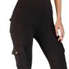 Plus Size Women's Multi-pocket Sports Leggings for Cycling, Archery, and Outdoor Activities