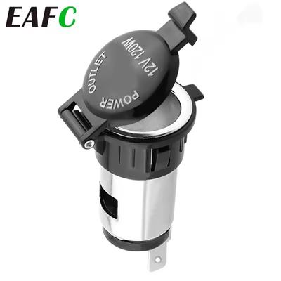 12V-24V Waterproof Car Auto Motorcycle Cigarette Lighter Socket Power Plug 10A 120W Universal Car Cigarette Lighter Accessories