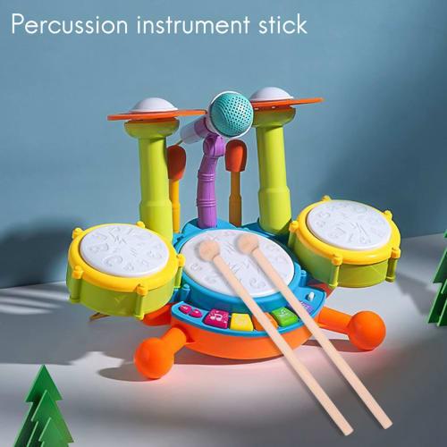 Ahvqevn 2 Pairs Wooden Mallets, Percussion Sticks and Hammers for Energy Chimes, Xylophones, Wood Blocks, Chimes, Bells, and Bells