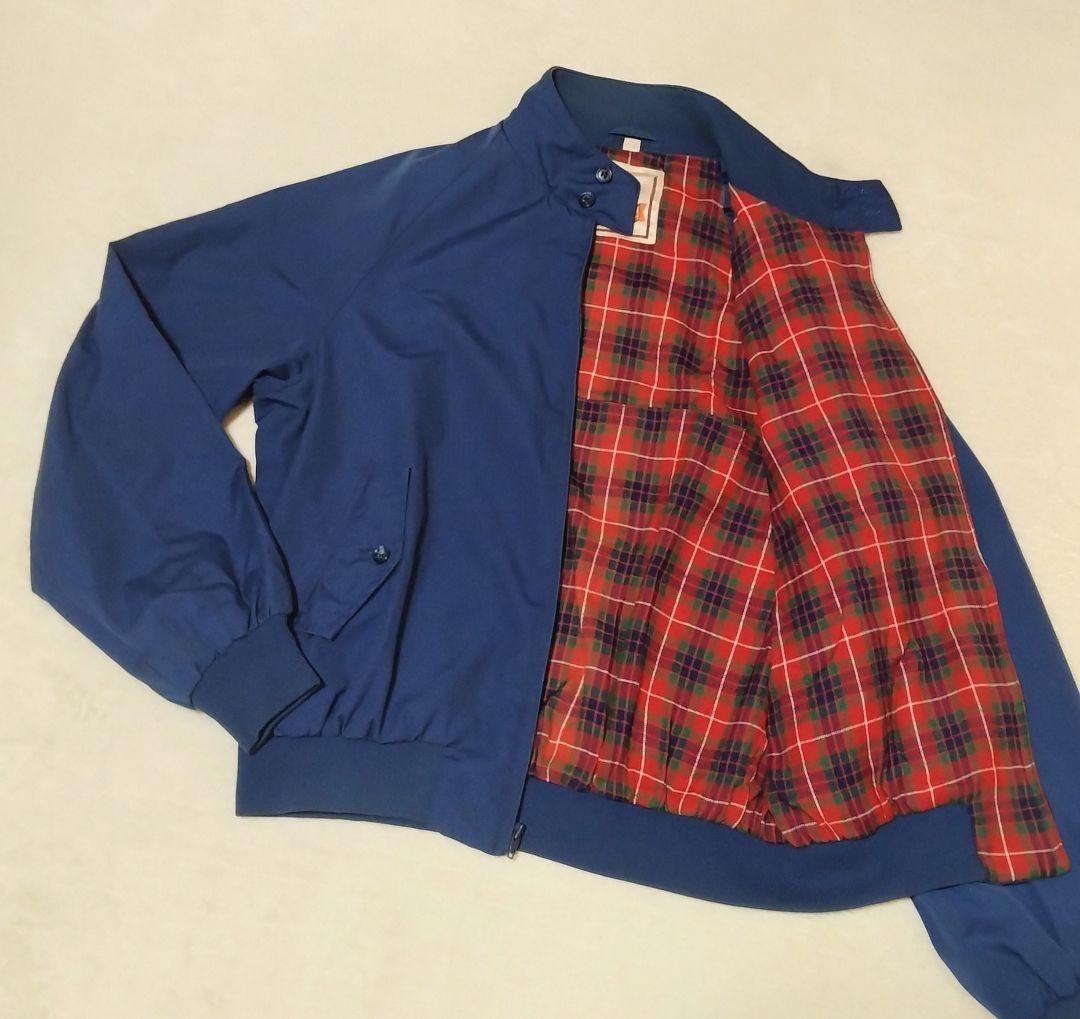 

BARACUTA G9 Harrington Jacket Navy Red Tartan Lining Swing Top japan FS
