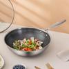 DeBo 304 Stainless Steel Honeycomb Wok