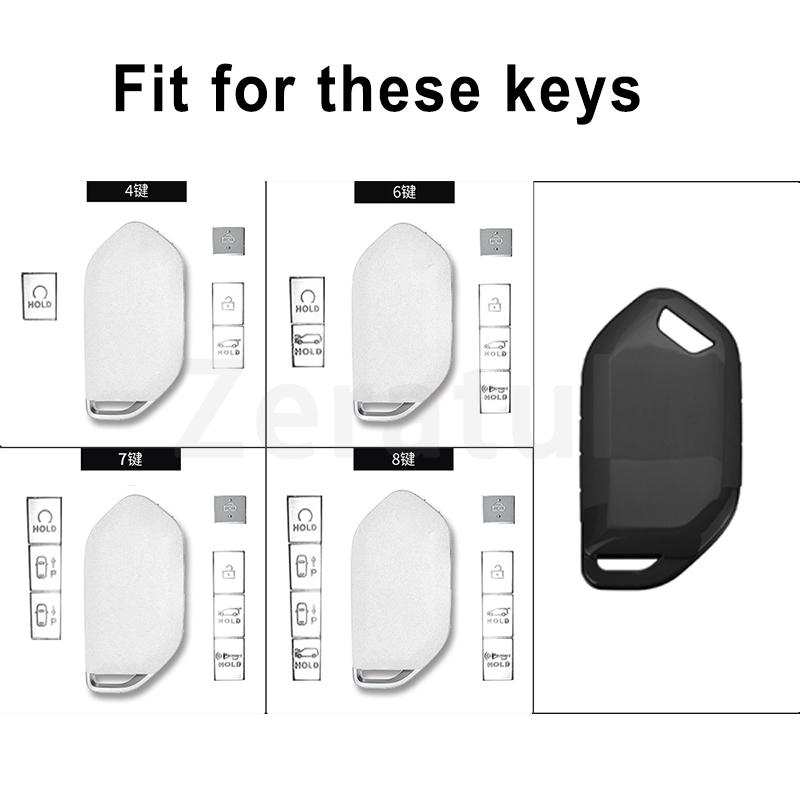 Transparent Tpu Auto Smart Housing Bag Key Fob Cover Remote Case Fit For Kia Ev9 Picanto Gt Line Keyless Protector Auto Accessories