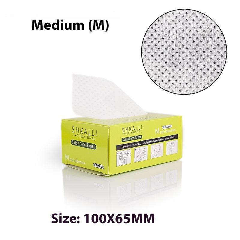 

1000 шт. Папір для хімічної завивки волосся Сітчасті обгортки різних розмірів Висока міцність Кольоровий папір для професійних перукарських салонних інструментів
