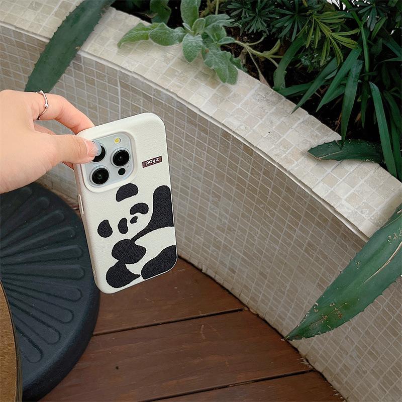 Cartoon Panda Suitable for IPhone16ProMax Apple 14/13/12 Mobile Phone Case Girl Fun 15