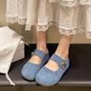 Fashion Shoes Slippers Casual Slipers Women Cover Toe Slides Increased Internal Luxury 2025 Retro Slippers Casual Shoes Increased Intern
