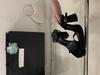 Fashion Low Shoes Woman 2025 Slipper Slides Hoof Heels Rome PU Fabric Rubber Low Shoes Ladies' Slippers Rome Hoof Heels Fabric PU Rubber