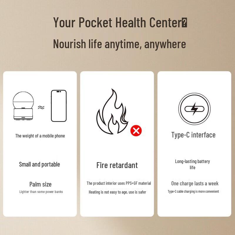 AIXIUTANG Smart Portable Moxibustion Device