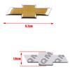 1 Stück 3D 57mm Metalllenkrad-Emblem Aufkleber Auto-Lenkrad-Aufkleber Auto-Innenraum-Emblem Autozubehör Für Chevrolet