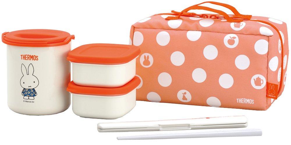 

THERMOS Thermal Lunch Box Miffy Go Red R Approx. 0.6 DBQ-251B