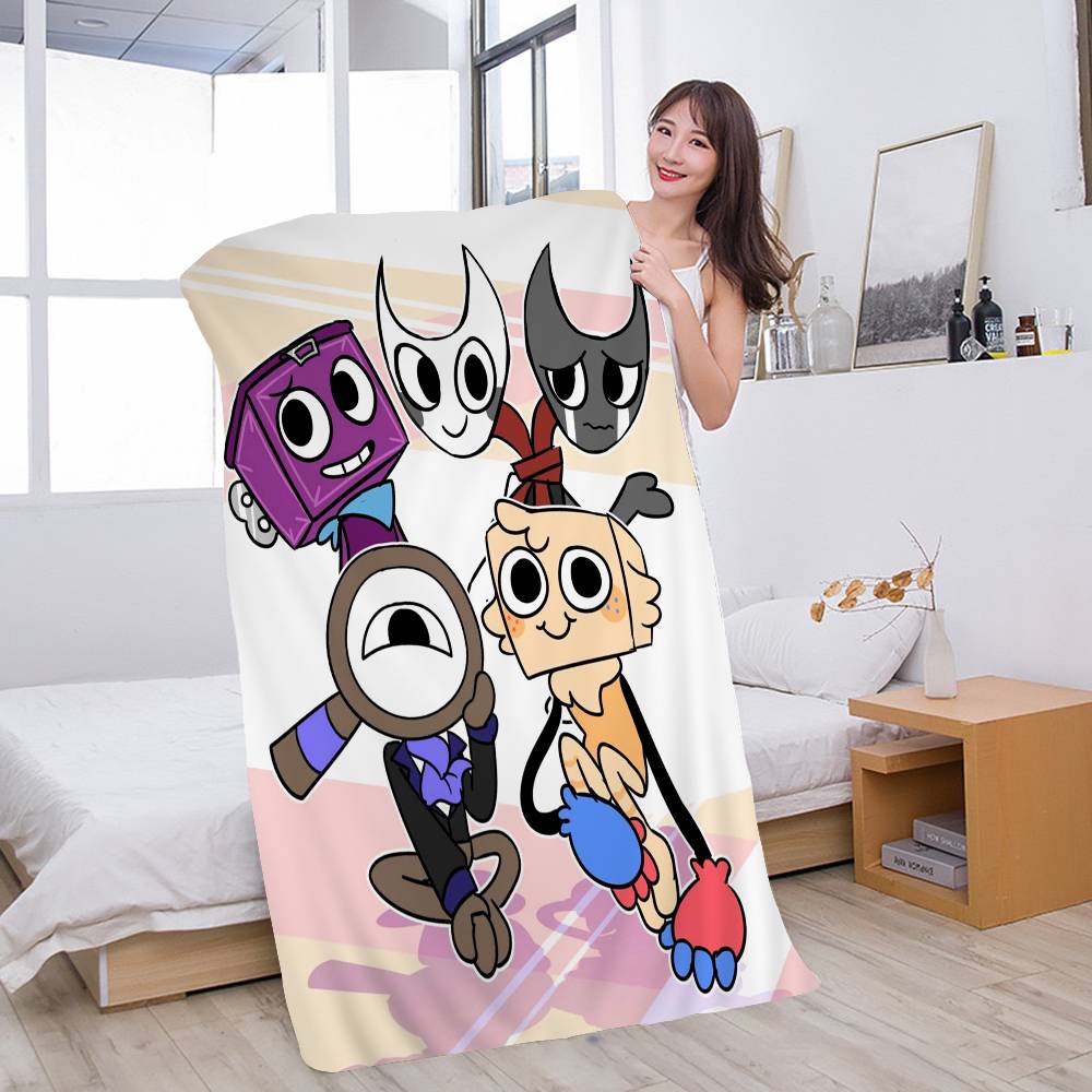 Popular Game D-Dandys World Whitepaper Beach Towel Colorful Bath Towels for Girl Microfiber Quick Dry Custom Sand Free Beach