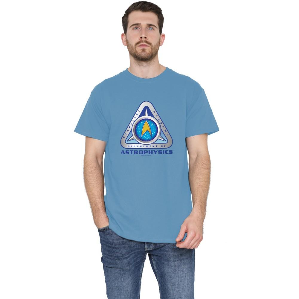 Star Trek Astrophysics T-Shirt S-3XL Carolina Blue XL