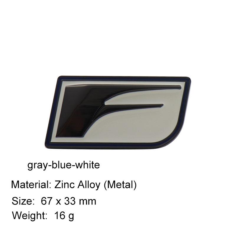 3D F Sport S Sport for Car Hood Fender Trunk Nameplate Decal Emblem Badge Sticker