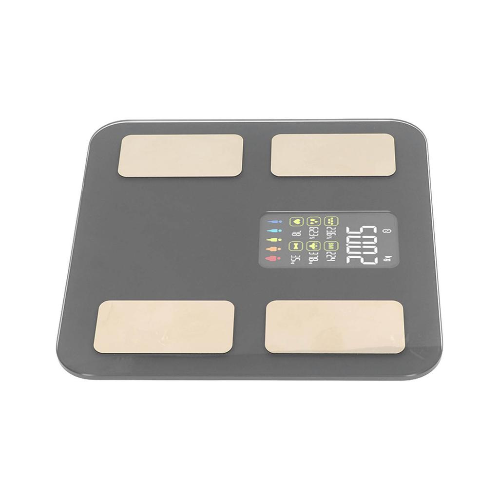 Smarte Körperwaage mit Farbanzeige 300mha Hohe Genauigkeit 5?180kg Digitale Bluetooth-Waage für