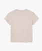 Aigle Official Cotton Linen Embroidered Short Sleeve ZTFAU96 Size Small Tone-on-Tone T-Shirt Off-White,