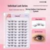 Kamiduo Self-Adhesive Crab Soldier Fox Style False Eyelashes - Natural, Realistic, Segmented Design