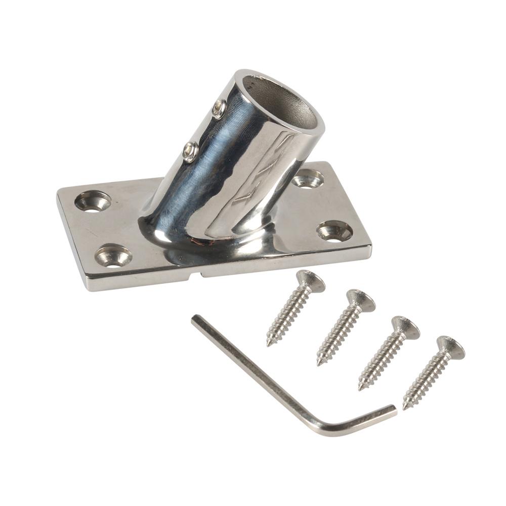 2x 316 Stainless Rail Fittings for Boats