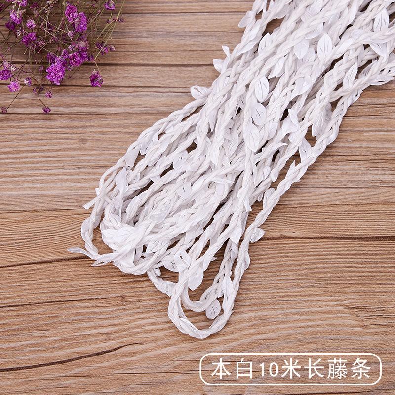 Frânghie de cânepă Frânghie de viță de vie Perete foto Frunză verde Ratan împletit Handmade Bricolaj Creativ Frânghie decorativă Frânghie groasă cerată