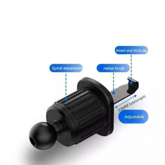 Universal Hook Car Holder Mount Stand Bracket Air Vent Mobile Phone Clip Cradle