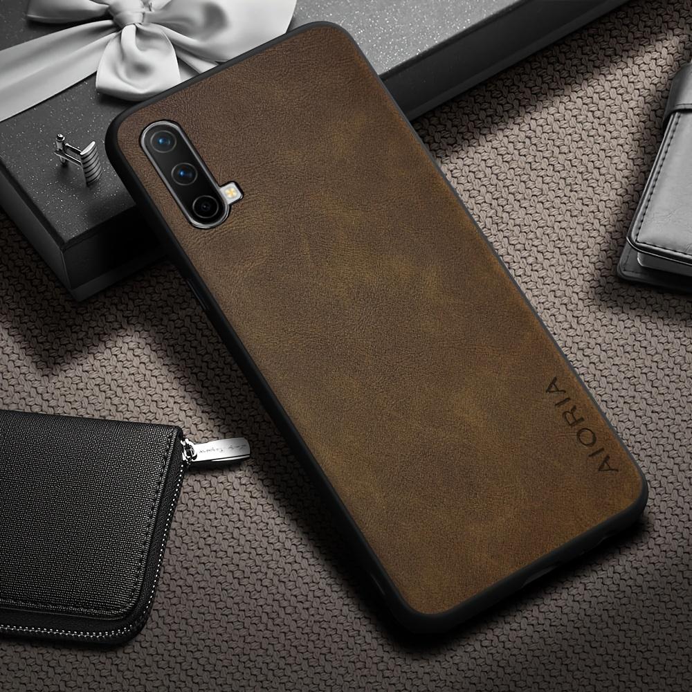 Phone Case - Luxury Retro Faux Leather Phone Case for Oneplus Nord CE CE5 CE4 CE3 CE2 Lite 5G N30 Matte Soft Bumper Hard Back Cover  Case