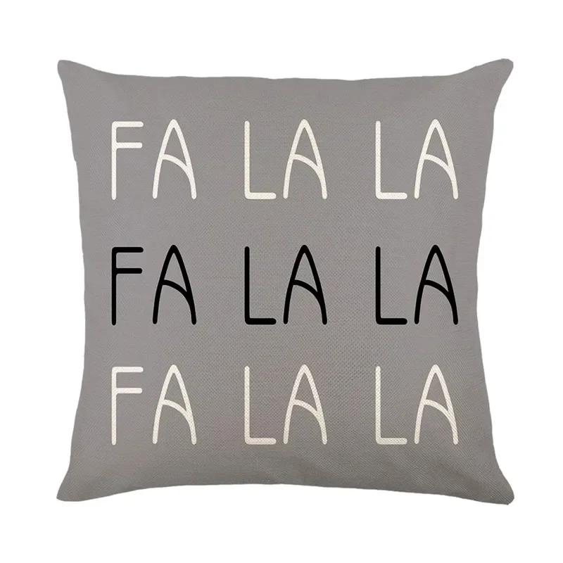 Christmas Snowflake Throw Pillow Cover Deer Printing Home Decorative Cushion Cover for Sofa New Year Decor Linen Pillowcase