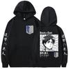 Anime Attack On Titan Graphic Hoody Men Women Clothing Hip Hop Oversized Sweatshirts Fashion Oversized Fleece Hoodies Streetwear