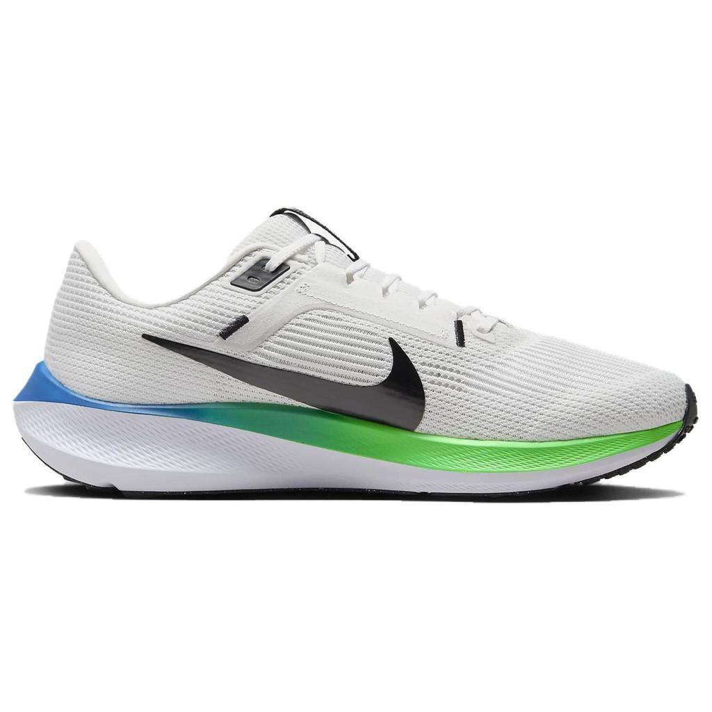 Nike Air Zoom Pegasus 40 Platinum Tint Groen Streep Heren Sneakers Wit Zwart DV3853-006